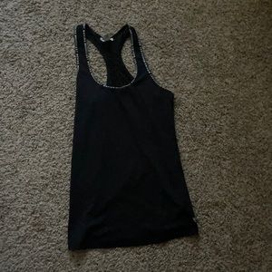 plain black tank mesh back and razor back